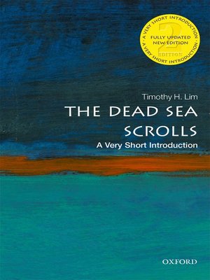 cover image of The Dead Sea Scrolls